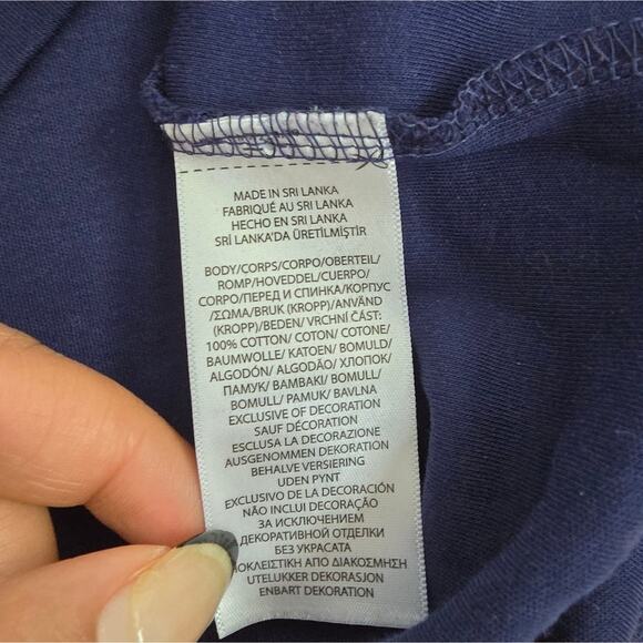 Polo by Ralph Lauren Men's Navy Blue Polo Shirt Large - Picture 5 of 11